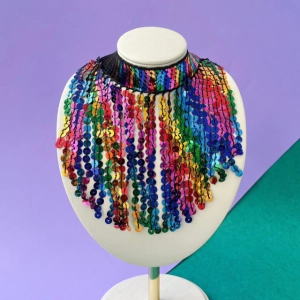Colar em Paetê Bloquinho Carnaval