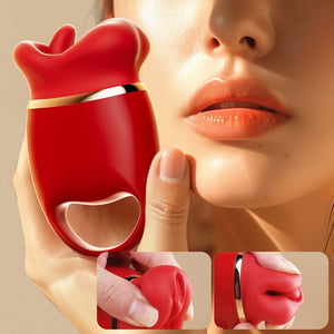 Vibrador Clitóris Boca com Língua Mágica e Tapping