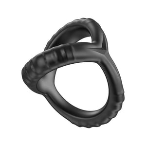 Anel Peniano Duplo em Silicone Flexível