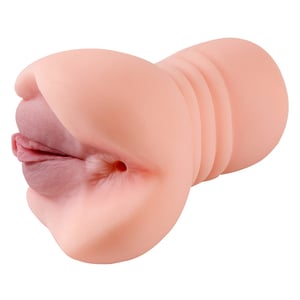 Masturbador Masculino Vagina Greluda com Ânus Realista em CyberSkin