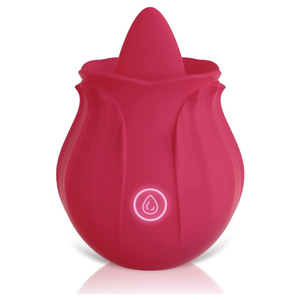 Vibrador Clitoriano Estimulador Linguinha Mágica em Formato de Flor