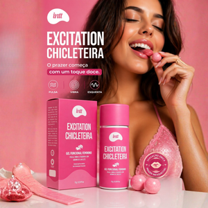 Excitation Chiclete Efeitos de Aquecimento Contração e Pulsação Excitante Feminino 17g