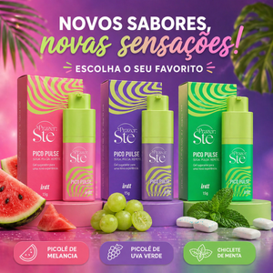 Gel Pulse Pico Potente Vibrador Líquido Estimulador Clitoriano com Jambu