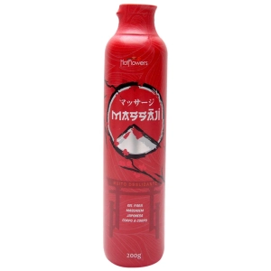 Massaji Gel Super Deslizante para Massagem 200g Hot Flowers