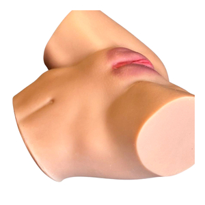 Masturbador Masculino com Vibro - Formato Bunda com Vagina e Anus - Emilia - Crazy Bull