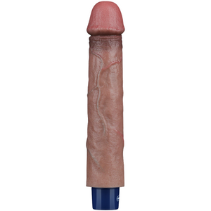 Pênis Muito Realista com Vibrador Interno Potente Recarregável 22cm