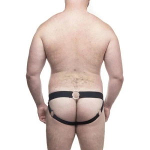 Cueca Jockstrap Joker Cirre com Argola Plus Size