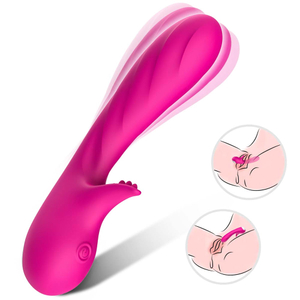 Vibrador Ponto G 9 Modos de Vibração Estimulador Clitoriano Cerdas