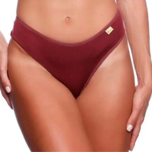 Calcinha Tanga com Detalhes em Renda Lingerie Feminino Simples