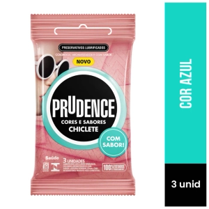Preservativos Aromatizados Cores e Sabores Prudence 3 Unidades