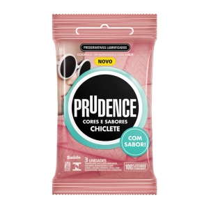 Preservativos Aromatizados Cores e Sabores Prudence 3 Unidades