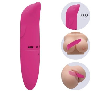 Vibrador Golfinho Ponto G à Pilha