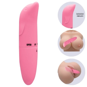 Vibrador Golfinho Ponto G à Pilha