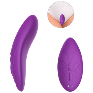 Vibrador de Calcinha via Aplicativo Estimulador Clitoriano 9 Modos Relevo de Borboleta