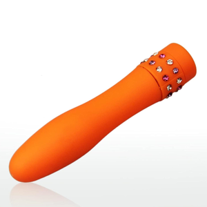 Vibrador Bullet Estimulação Clitóris Diamante com Strass