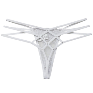 Calcinha Sensual com Bordado e Strass