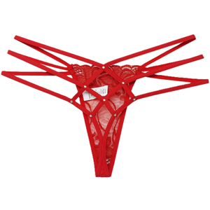 Calcinha Sensual com Bordado e Strass