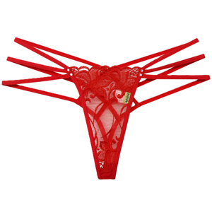 Calcinha Sensual com Bordado e Strass