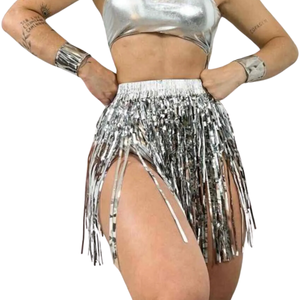 Saia de Fitilho Metalizado Bloquinho Carnaval