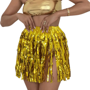 Saia de Fitilho Metalizado Bloquinho Carnaval