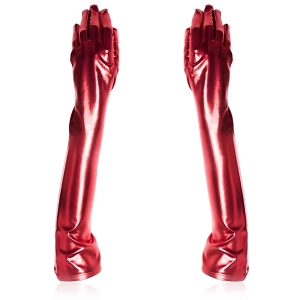 Par de Luvas Longa 3/4 Sexy em Lycra Cirré