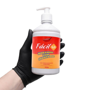Gel Lubrificante Íntimo Fácil Lub Beijável 500g