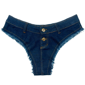 Micro Short Jeans Sexy Cavado Poupa Bunda Curtinho