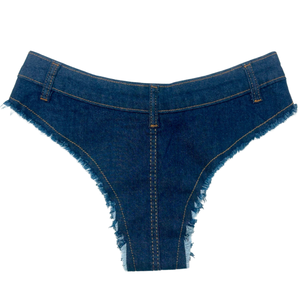 Micro Short Jeans Sexy Cavado Poupa Bunda Curtinho