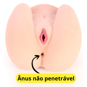Masturbador Masculino Mini Bunda com Vagina em Cyberskin