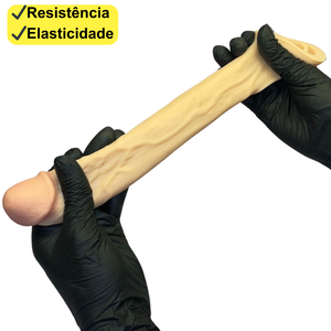 Capa Peniana Expansora Aumenta Pênis e Realista 20 x 4,5cm