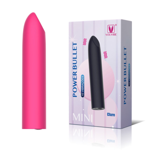 Vibrador Bullet Clitoriano com Ponta Achatada 10 Modos de Vibração