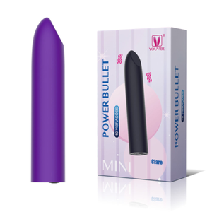 Vibrador Bullet Clitoriano com Ponta Achatada 10 Modos de Vibração
