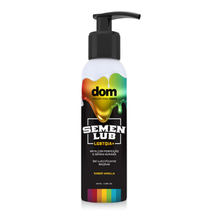 Gel Lubrificante Beijável com Textura de Sêmen Super Deslizante 100ml