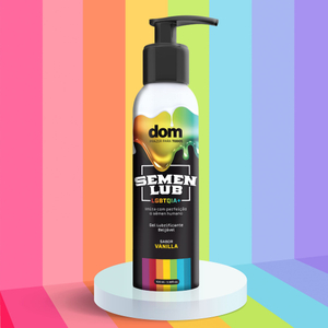 Gel Lubrificante Beijável com Textura de Sêmen Super Deslizante 100ml
