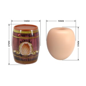 Egg Ovo no Barril Masturbador Masculino com Texturas Internas