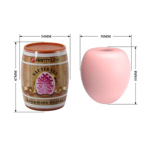 Egg Ovo no Barril Masturbador Masculino com Texturas Internas