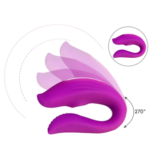 Vibrador de Casal com Pulsação Sugador via Aplicativo Longa Distância