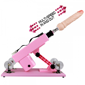 Máquina De Sexo Multivelocidade Sex Machine BDSM com Acessórios de Penetração