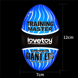 Egg Ovo Masturbador Masculino Gigante com Texturas Internas