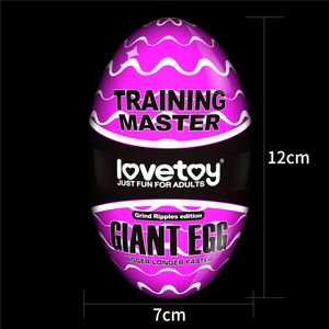 Egg Ovo Masturbador Masculino Gigante com Texturas Internas