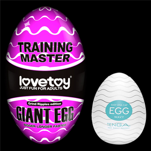 Egg Ovo Masturbador Masculino Gigante com Texturas Internas