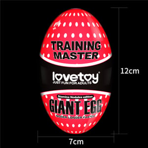 Egg Ovo Masturbador Masculino Gigante com Texturas Internas