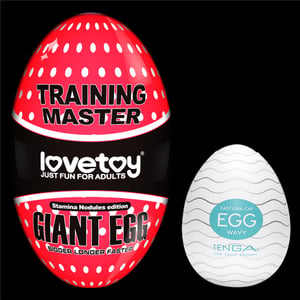 Egg Ovo Masturbador Masculino Gigante com Texturas Internas