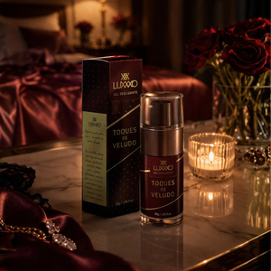 Gel Siliconado com Aroma Textura Macia Deslizante Toques de Veludo 30g Luxxxo