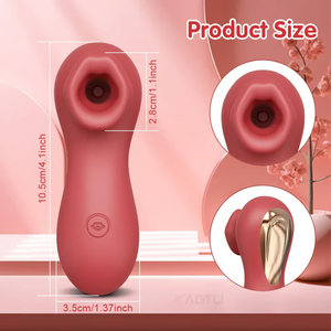 Vibrador Sugador Formato Boca com Controle por Aplicativo Celular 9 Modos