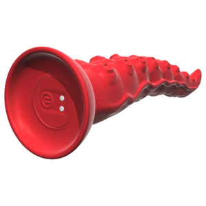 Vibrador em Formato de Tentáculo com Movimento Vai e Vem ventosa e Controle Remoto