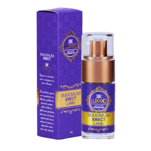 Gel Masculino Potencializador de Ereção e Retardante Maximum Tempo 30ml Luxxxo