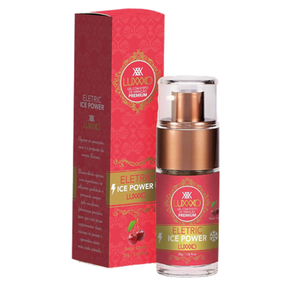 Gel Com Efeito Eletrizante Extra Forte Gelado Eletric Cereja Ice 30ml Luxxxo