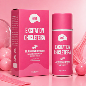 Excitation Chiclete Efeitos de Aquecimento Contração e Pulsação Excitante Feminino 17g
