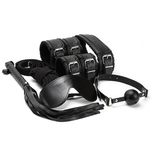 Kit Sado Erótico Bondage 8 Peças Completo